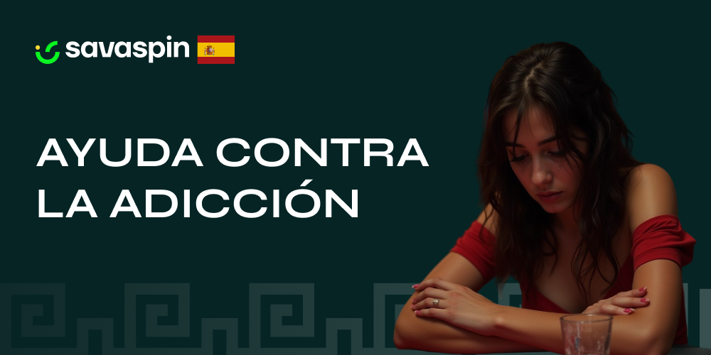 Mujer con vestido rojo, triste y angustiada por la adicción al juego