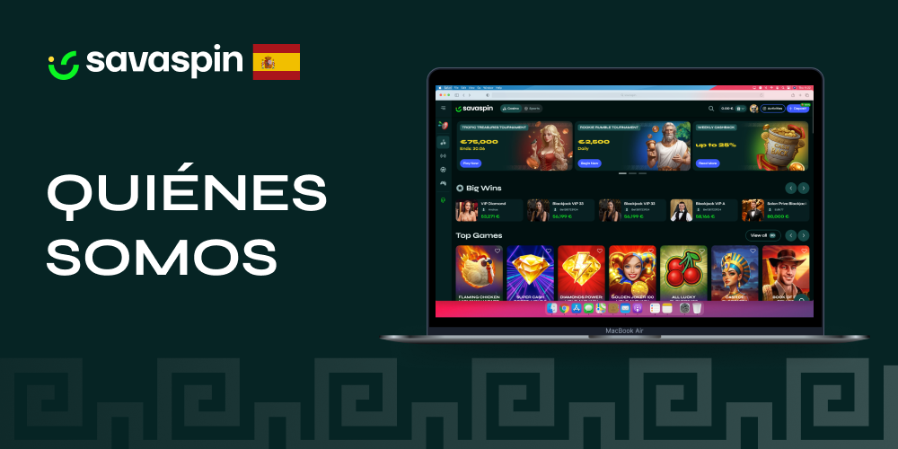 Equipo de Savaspin presentándose como marca de casino en línea