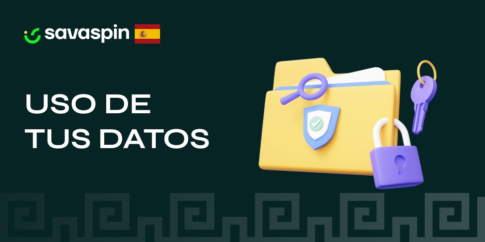 Gráfico con los fines del tratamiento de datos personales en Savaspin