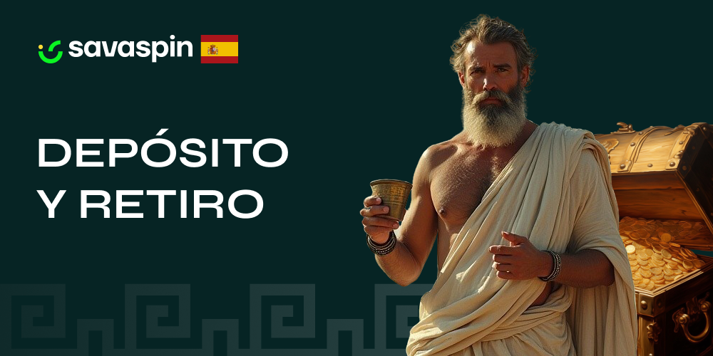 Opciones de métodos de depósito y retirada en el casino Savaspin
