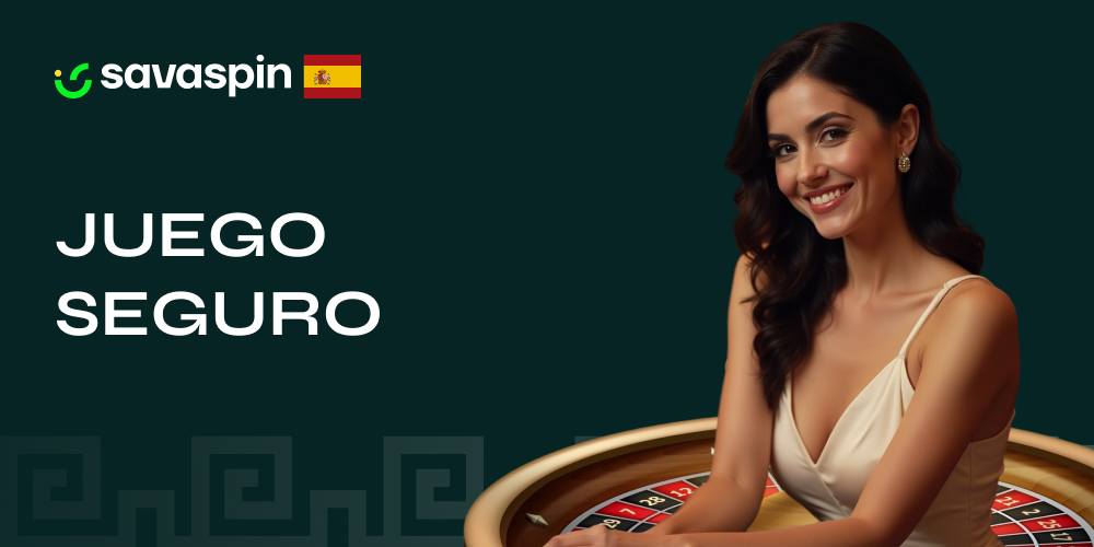 Mujer sonriente disfrutando del juego de forma responsable en Savaspin