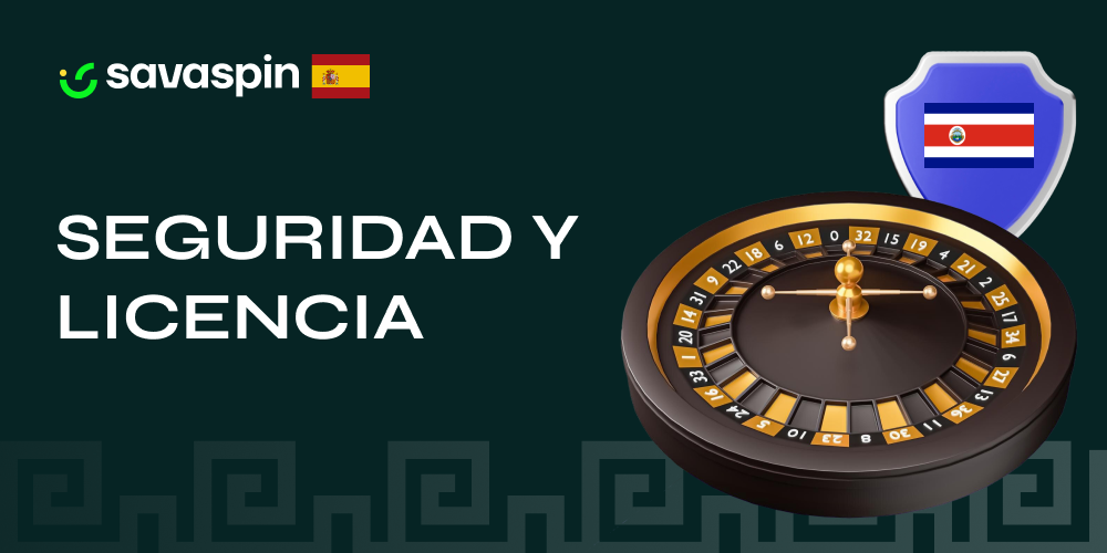 Icono de escudo de seguridad con logo de Savaspin y sello de licencia