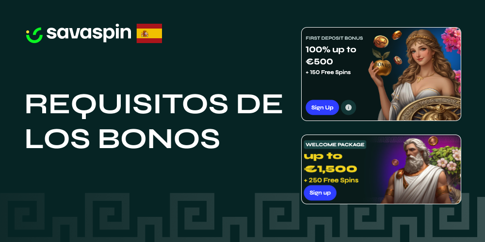 Documento o gráfico explicando los requisitos de apuesta de los bonos en Savaspin